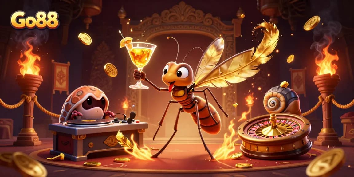 Engage with Go88 as a lively avatar brings the casino to life with dynamic gaming elements.