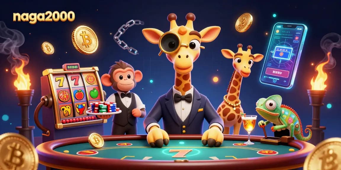 Naga2000 menghadirkan pengalaman bermain slot yang mengesankan dengan kasino yang diwarnai binatang lucu