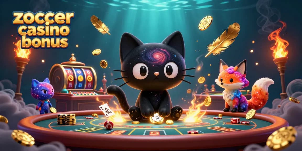 Experience thrilling gaming with the zoccer casino bonus featuring dynamic characters at a vibrant casino table.