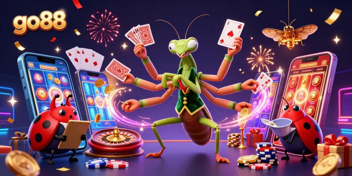 Engage with go88's vibrant casino experience featuring characters and thrilling games.