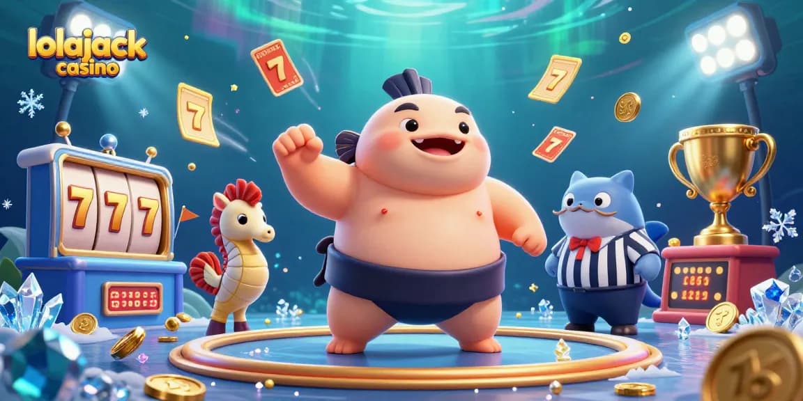 Experience thrilling gaming action at lolajack casino with a vibrant underwater scene featuring unique characters.