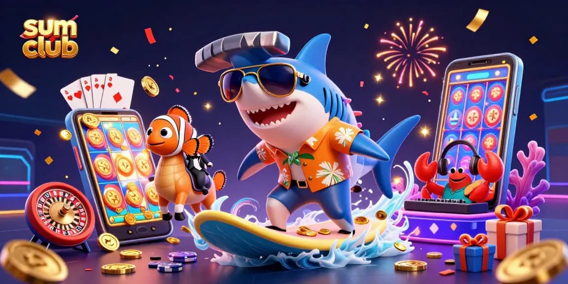 Watch the sum club elevate your game with vibrant characters and casino elements
