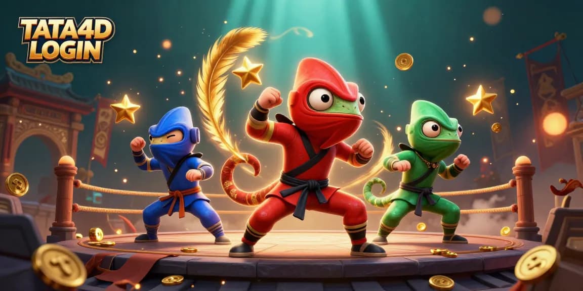 TATA4D LOGIN showcases ninja chameleons in action-packed casino theme, elevating your gaming experience.