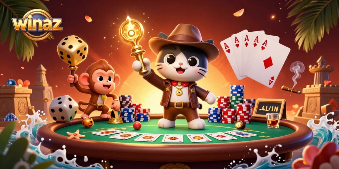 Winaz showcases a thrilling adventure of gaming discovery with dynamic casino elements.