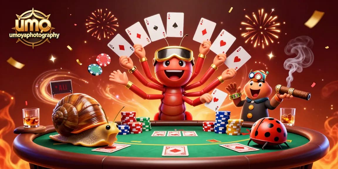 Experience the thrill of gaming at umoyaphotography with a vibrant card-playing scene.