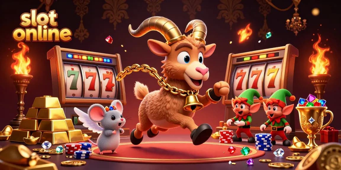 Experience thrilling slot online games with vibrant characters and rich casino elements.