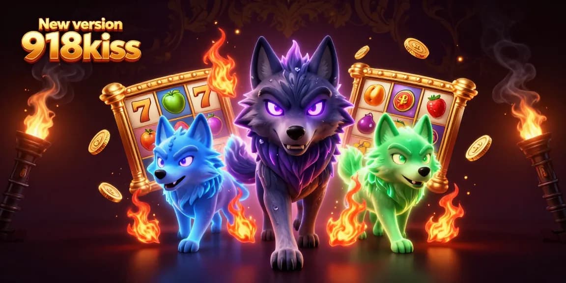 Experience thrilling wins with the New version 918kiss in an intense slot adventure featuring vivid symbols.