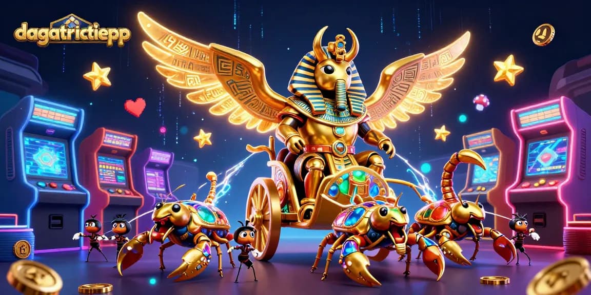 Experience thrilling dagatructiepp cockfighting action with this vibrant 3D illustration.