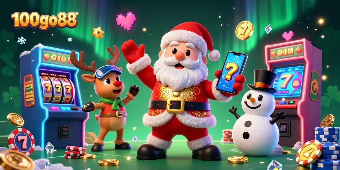 Play jackpot slots with 100go88 while enjoying a festive casino atmosphere full of fun and excitement.