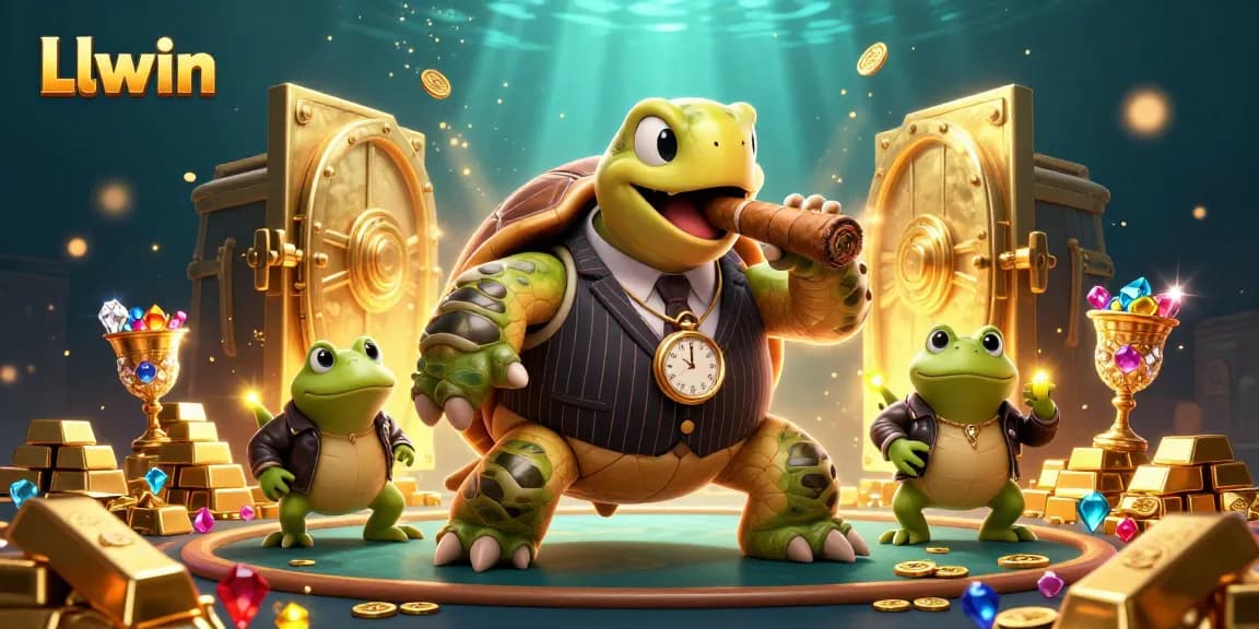 Experience thrilling gaming excitement with Llwin's vibrant casino scene featuring treasure and games!