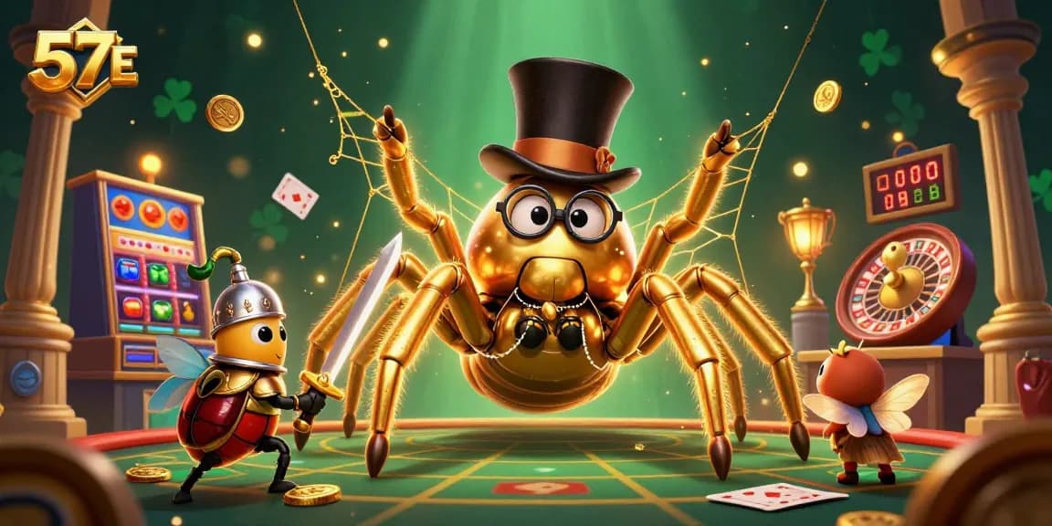57E captivates bettors with casino thrill; enjoying 3D illustrations of vibrant slots and games.