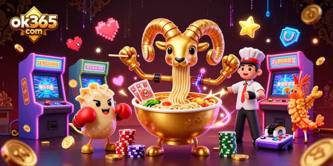 Engage with exciting games at ok365 com, featuring dynamic characters and vibrant casino elements.