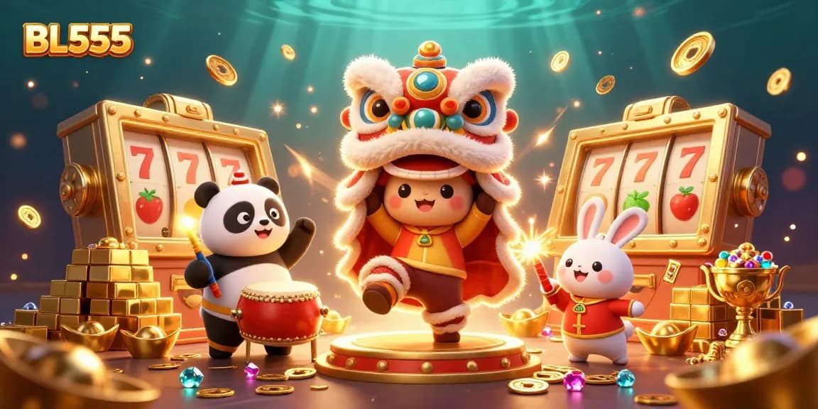 Experience thrilling wins at BL555 with vibrant slot games and captivating characters.