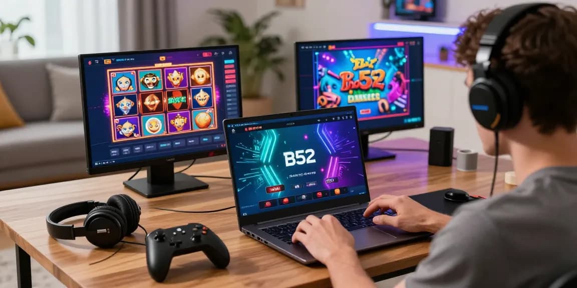 Engaging gaming experience on B52 platform with vibrant graphics and modern setup at https://b52club-game.jp.net/.