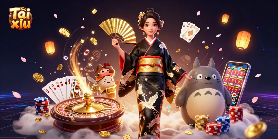 Experience the thrill of Tài xỉu with elegant characters and dynamic casino elements!