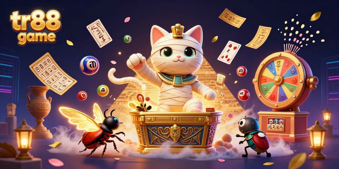 Engage with the excitement of tr88 game amidst a vibrant casino world filled with dynamic gaming elements.