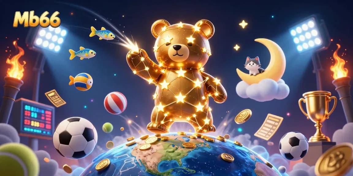 Engage with Mb66's thrilling gaming world, featuring majestic characters and sports elements.
