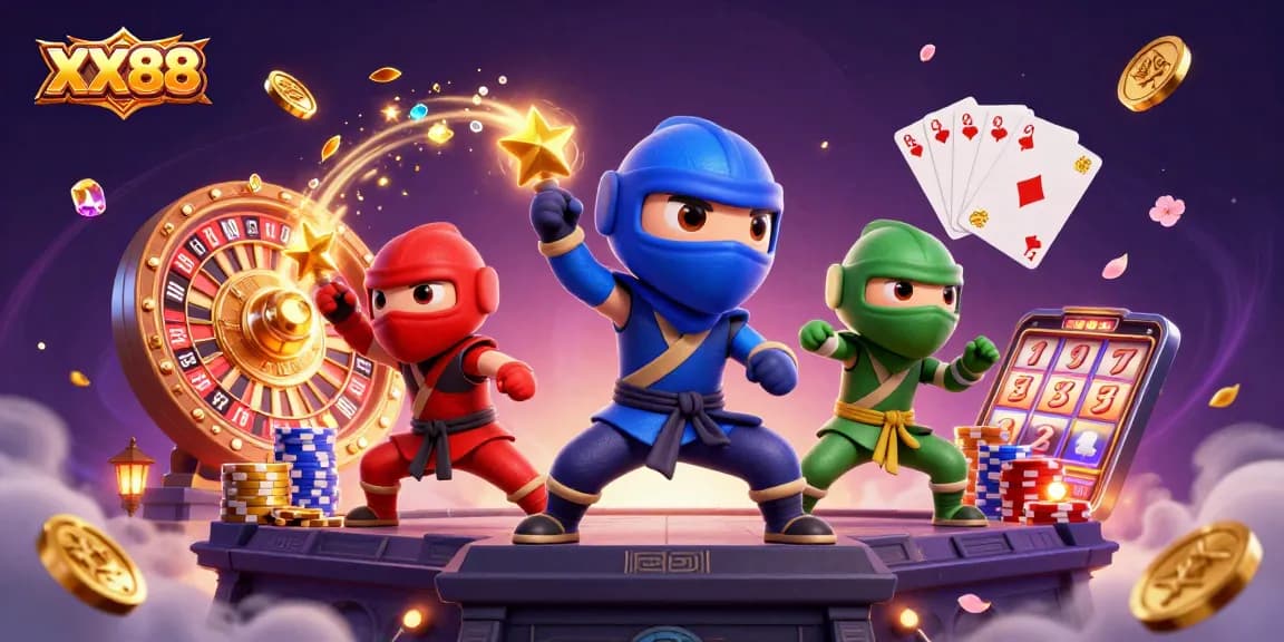 Experience thrilling gameplay at XX88 with dynamic casino action featuring vibrant graphics and gaming elements.