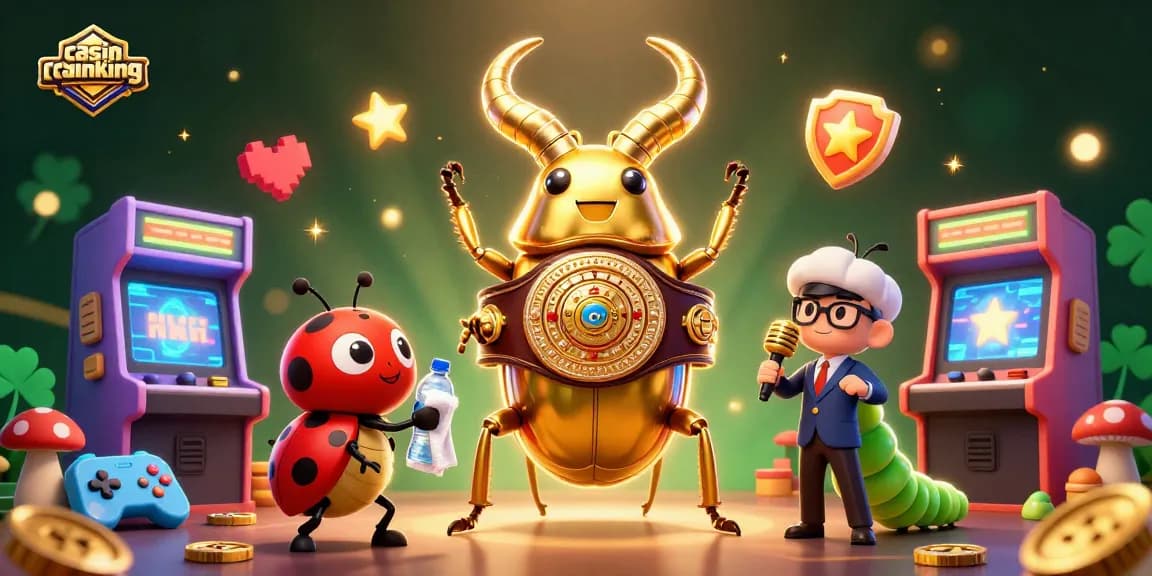 Experience exhilarating gaming action with casinoranking as a colorful 3D casino illustration comes alive.