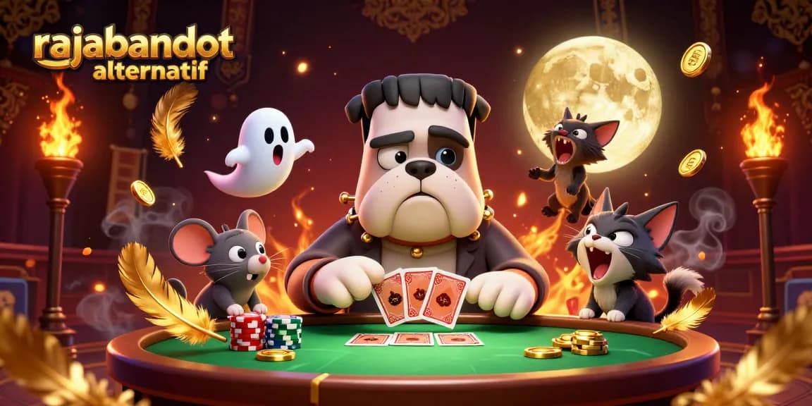 Engage in rajabandot alternatif casino action with a lively scene filled with unique characters and rich elements.