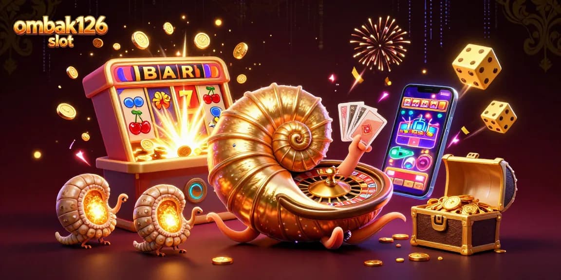 Experience thrilling wins with ombak126 slot amid 3D casino excitement, featuring spectacular jackpots and vibrant elements.