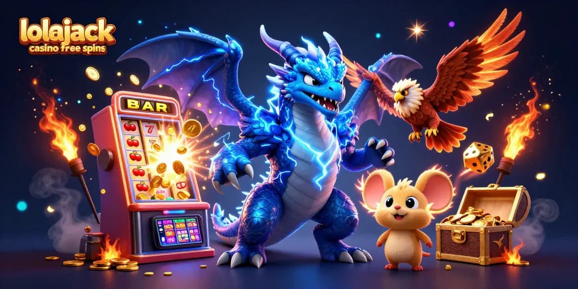 Experience the thrilling action of lolajack casino free spins with explosive jackpots and vibrant characters.
