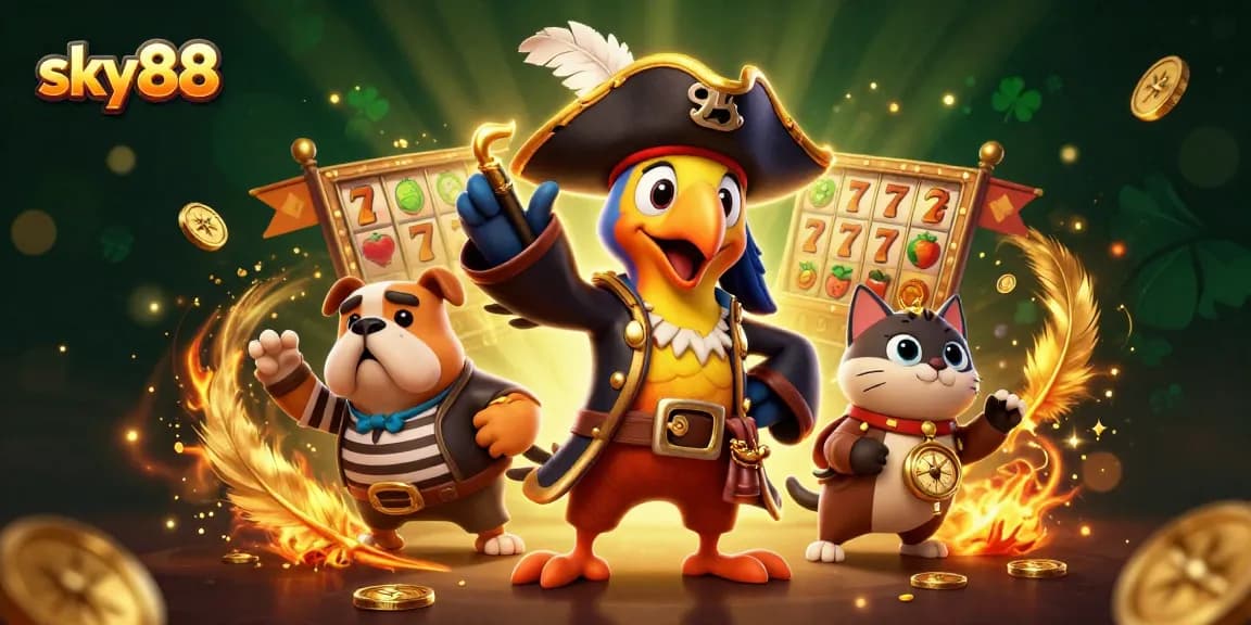 Engage with thrilling slots at sky88 featuring vibrant characters and exhilarating game elements.