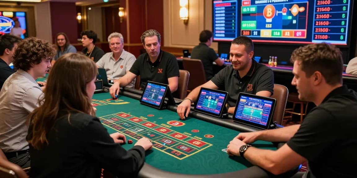 Players enjoying 181bet's live casino games in an elegant virtual setting, showcasing excitement and interaction.