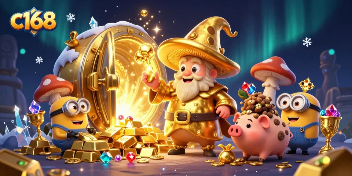 Experience the magic of c168 with vibrant treasures and characters enchanting your gaming journey.