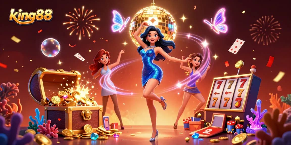 Experience the thrill of king88 with vibrant casino elements and dazzling visuals.