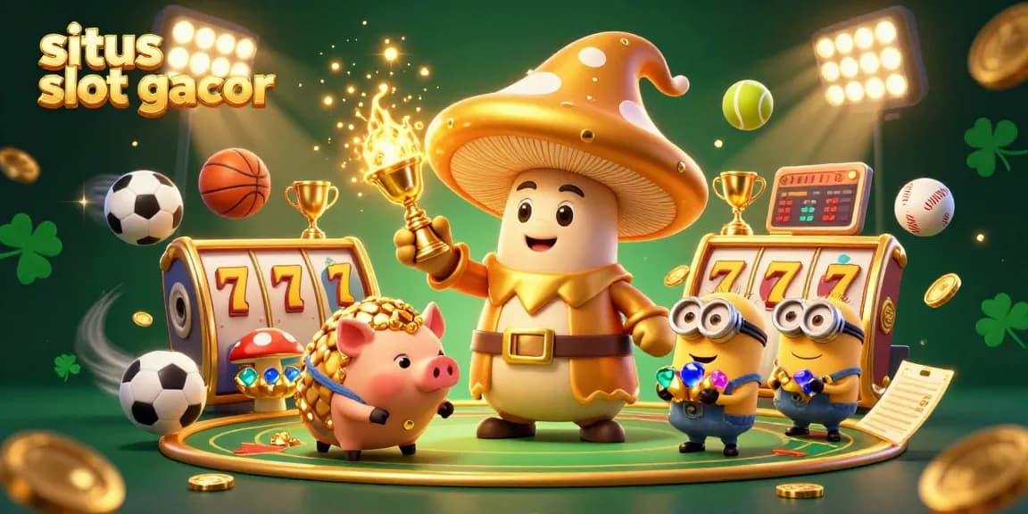 Experience thrilling wins at situs slot gacor with magical elements, gold coins, and dynamic gameplay.