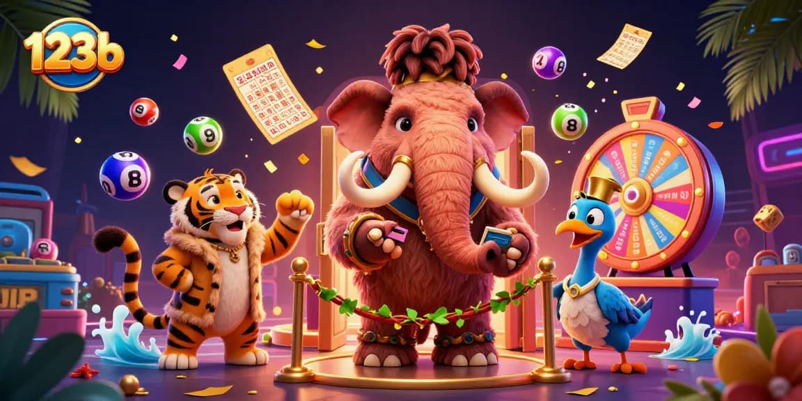 Experience thrilling entertainment with 123b's vibrant online casino featuring dynamic lottery elements and VIP characters.