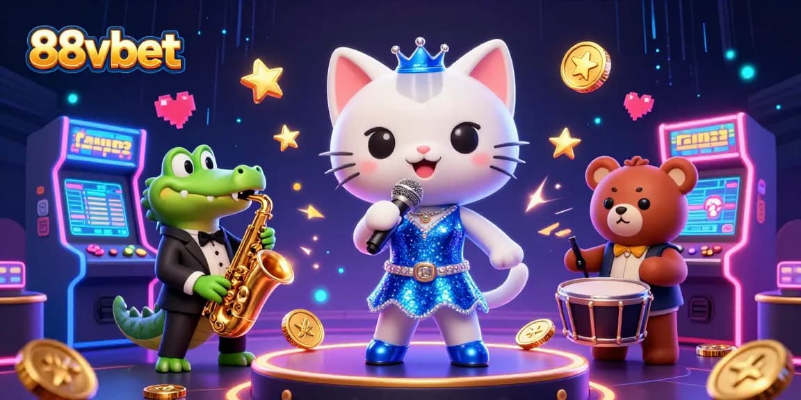 Play and win at 88vbet with exciting 3D casino characters and vibrant gaming elements.