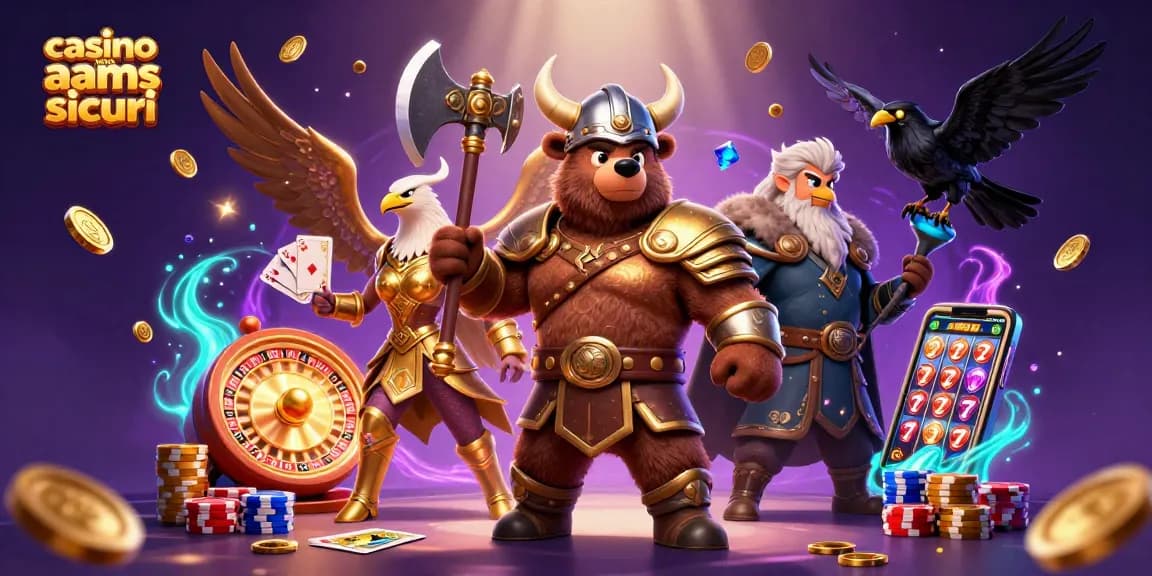 Partecipa a entusiasmanti partite nei casinò non AAMS sicuri con personaggi Vichinghi e Valkyrie.