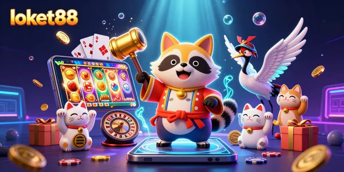 Engage in exciting casino action with loket88 through dynamic games and cultural art.