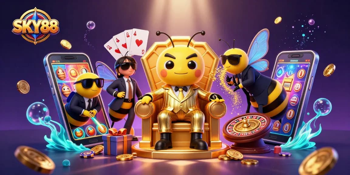 Engage in thrilling slots at SKY88 casino with exciting games and vibrant visuals.