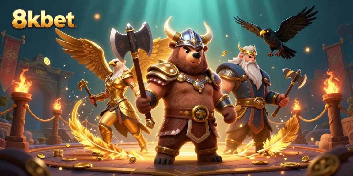 Experience thrilling gameplay with 8kbet's Viking-themed casino world filled with adventure.