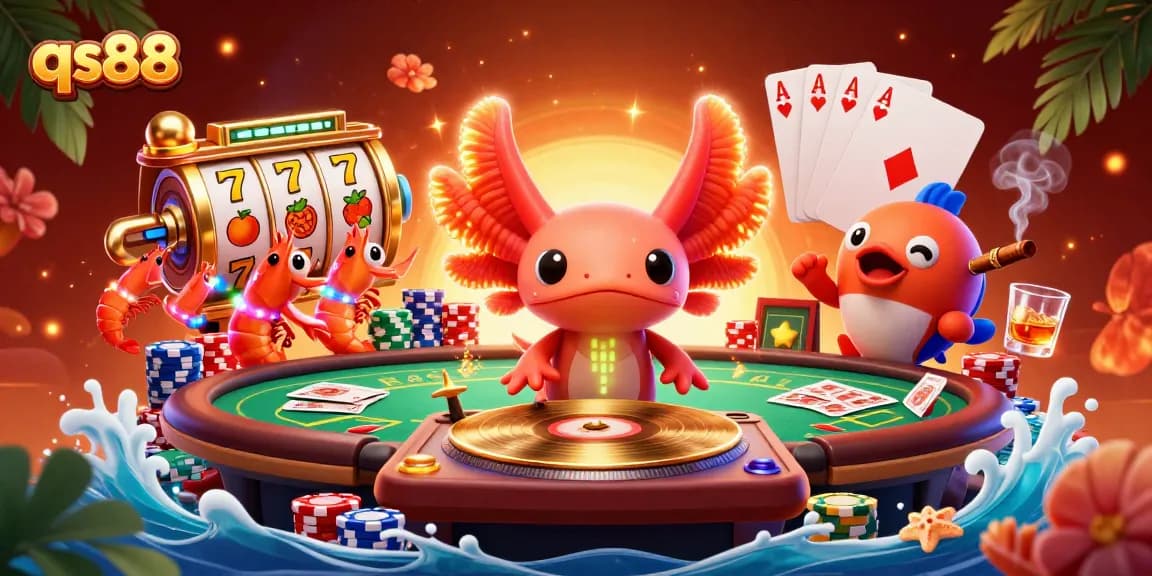 Experience excitement with qs88 slots, vibrant creatures, and rich casino graphics.