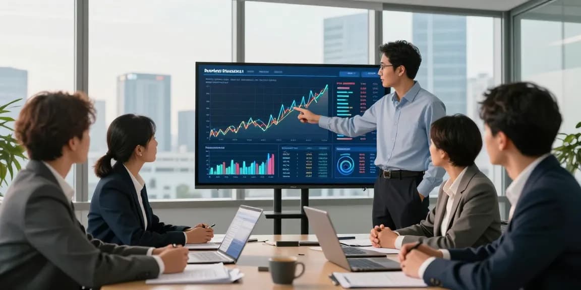 Scène de conseils financiers CIBC avec une équipe professionnelle dans un bureau moderne.