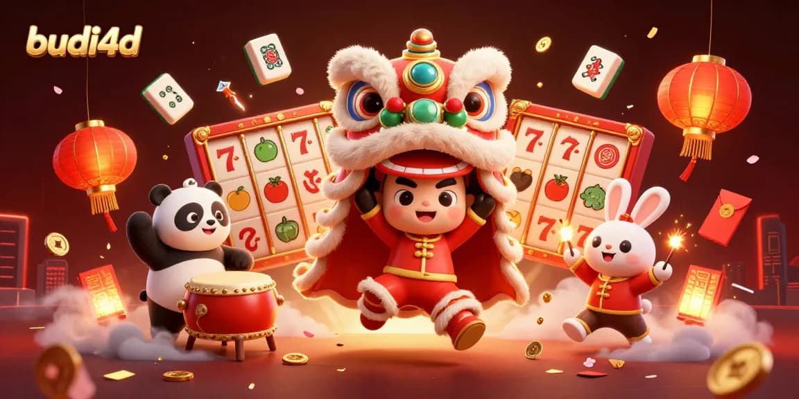 Experience thrilling gameplay at budi4d with premium slots, vibrant characters, and festival-themed elements.
