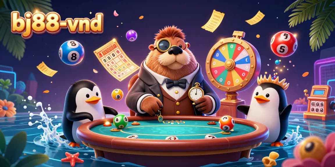 Engage in thrilling gameplay at bj88-vnd with underwater poker and dynamic lottery elements