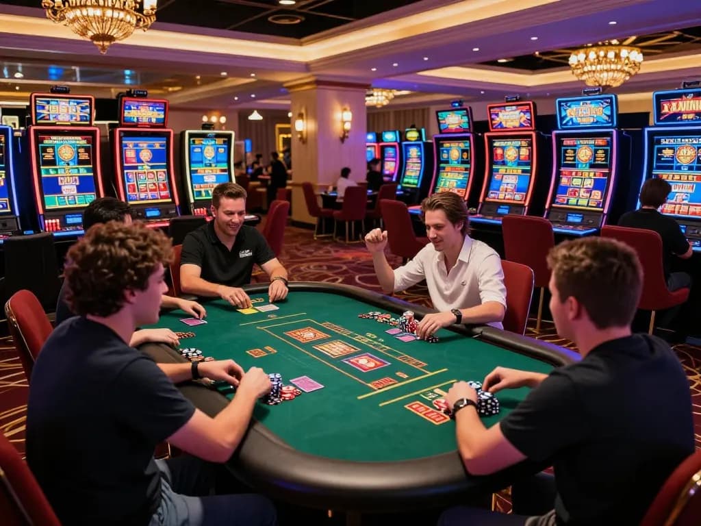 XX88 online casino with excited players enjoying immersive gaming experience.
