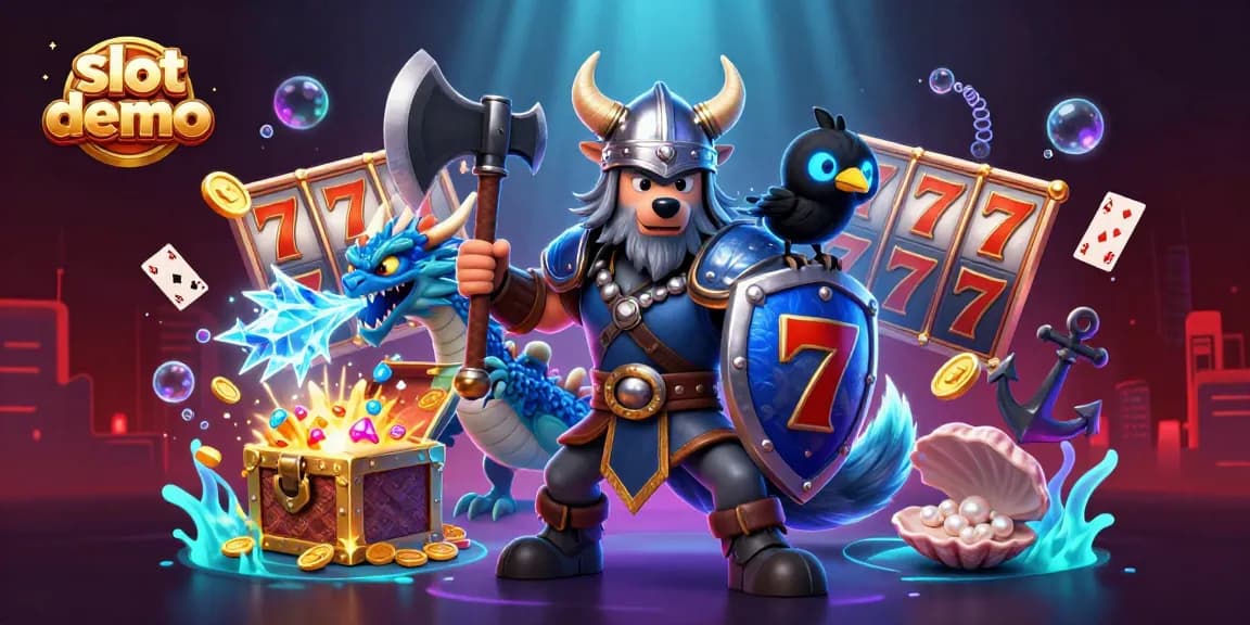 Menangkan slot demo dengan Viking pejuang dan naga unik dalam permainan slot yang berkualitas tinggi.