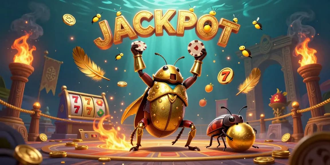 Menangkan jackpot di situs slot dengan ilustrasi 3D karakter unik dan simbol keberuntungan yang menawan.