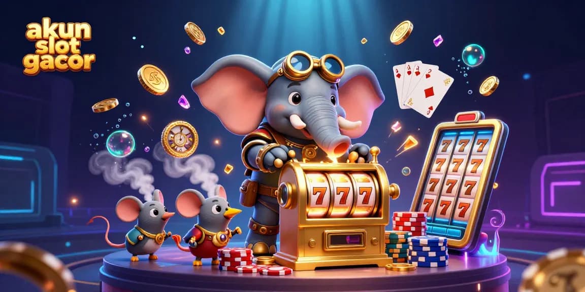Spin winnings on akun slot gacor with golden coins, vibrant slots, and exciting gameplay elements.