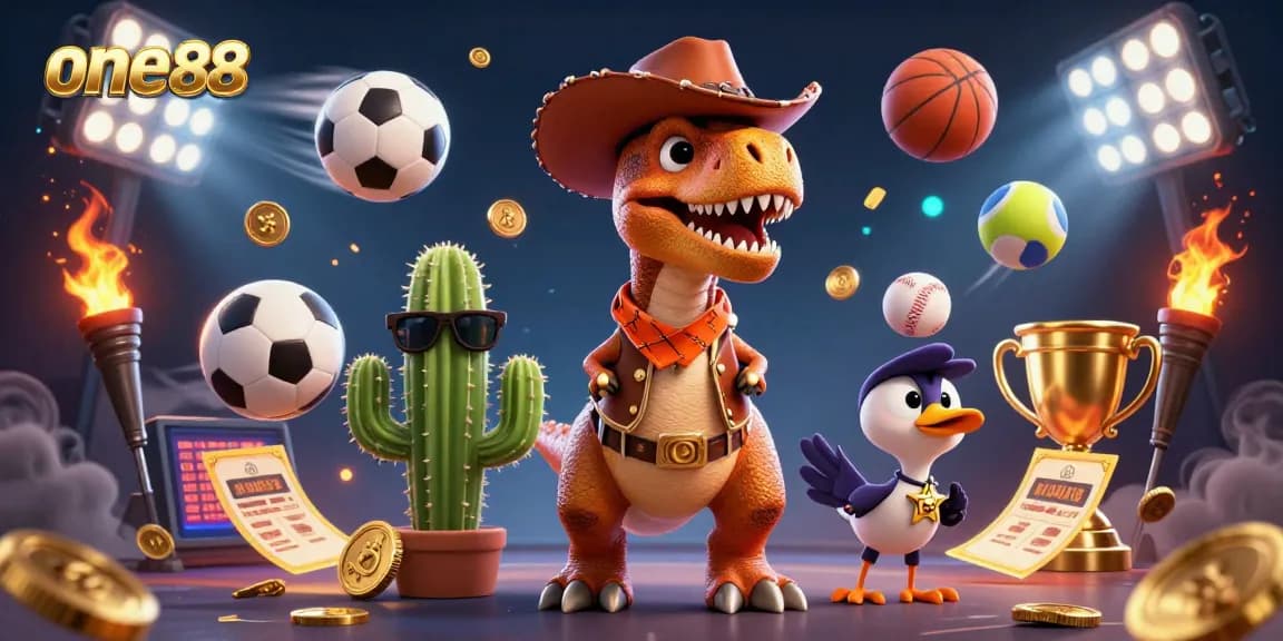 one88 players engage in thrilling sports betting action with dynamic elements and immersive characters.