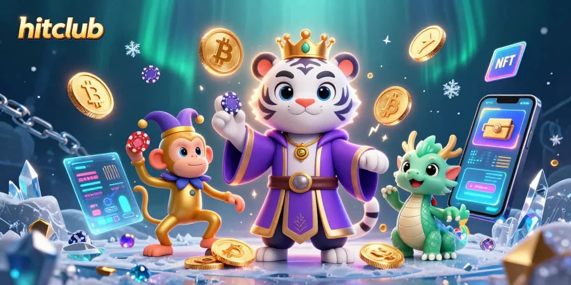 Experience the excitement of hitclub through this vibrant 3D casino scene with playful characters and dynamic gaming elements.