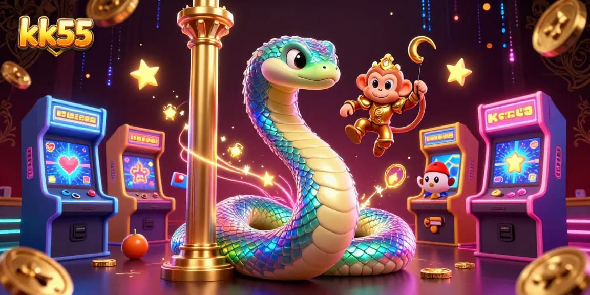 Engage with kk55 and experience thrilling online casino adventures featuring colorful game elements and characters.
