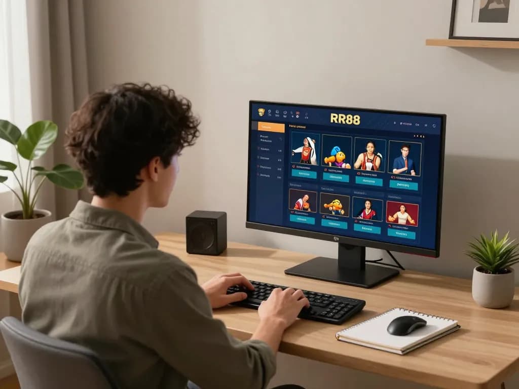 Engaging in strategic gaming at RR88 online casino with immersive betting options.