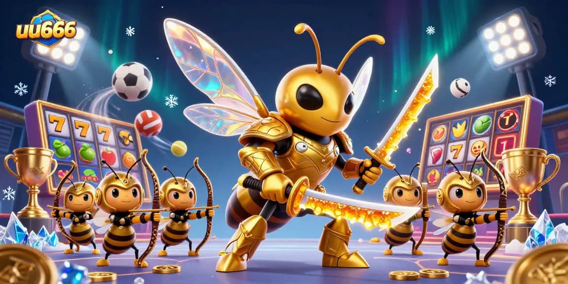 uu666 offers an exciting slot experience with golden hornet characters and dynamic game features.